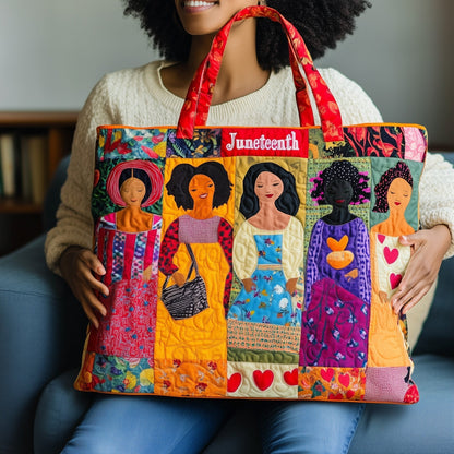 Portraits Of Women Quilted Tote