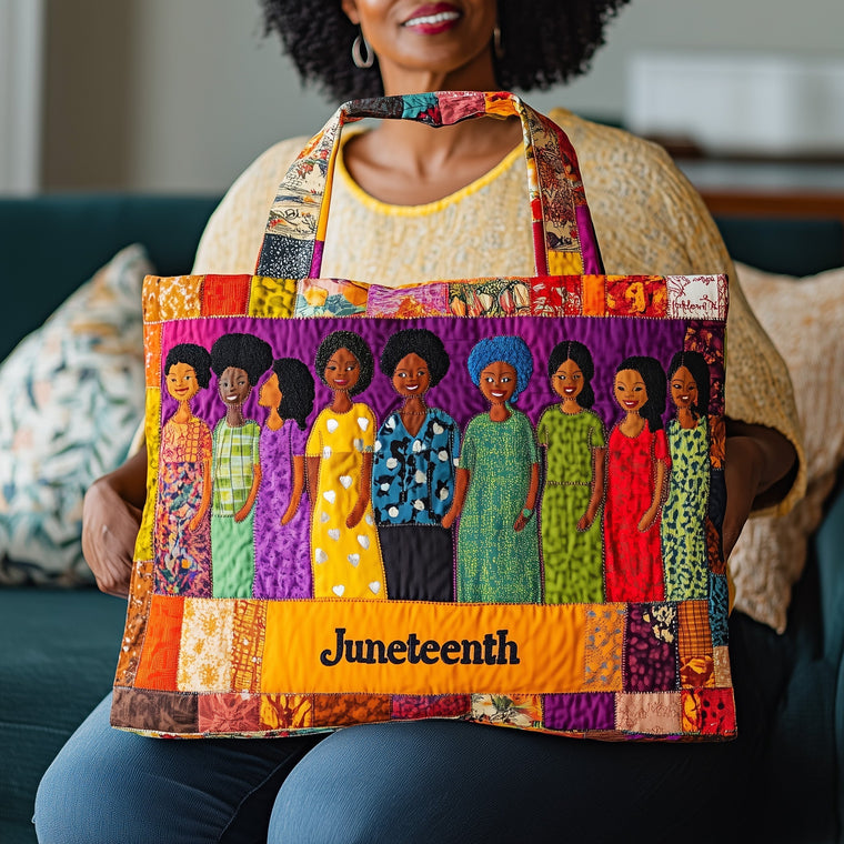 Diverse Women Portraits Quilted Tote