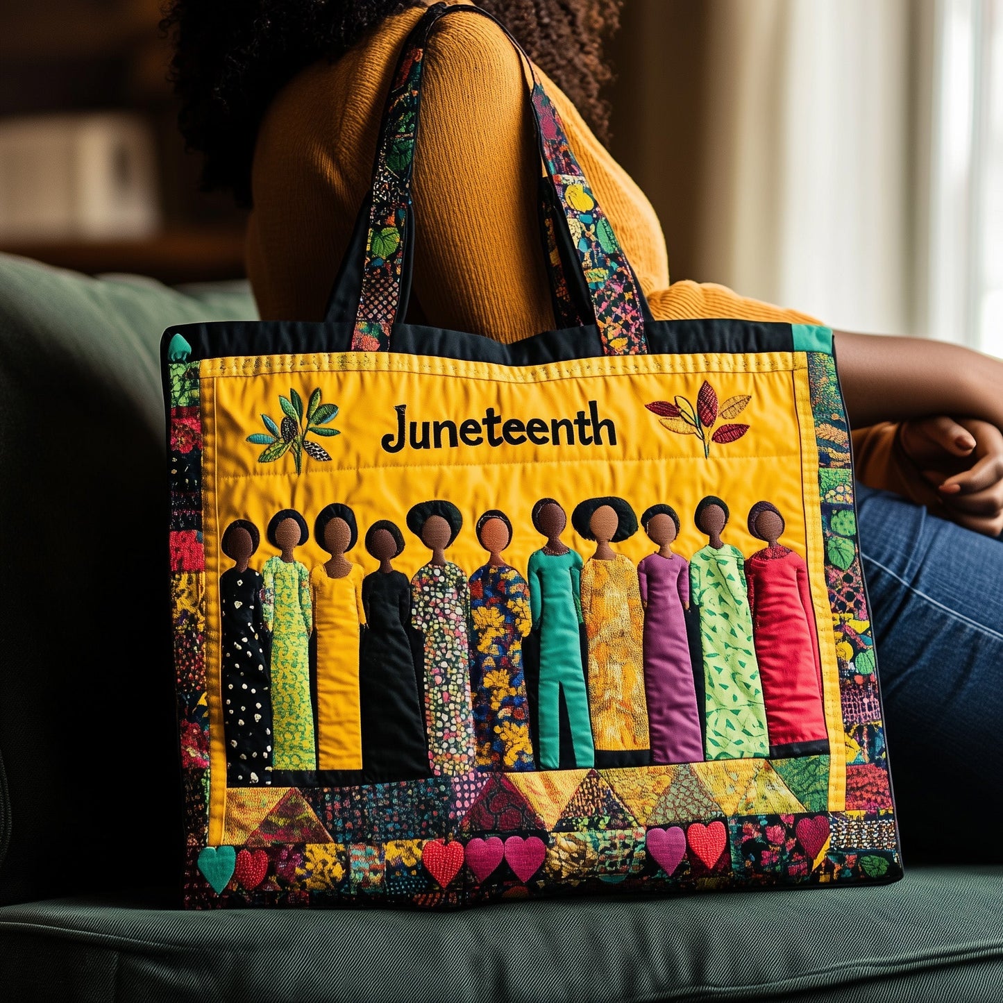 Juneteenth Celebration Figures Tote Bag
