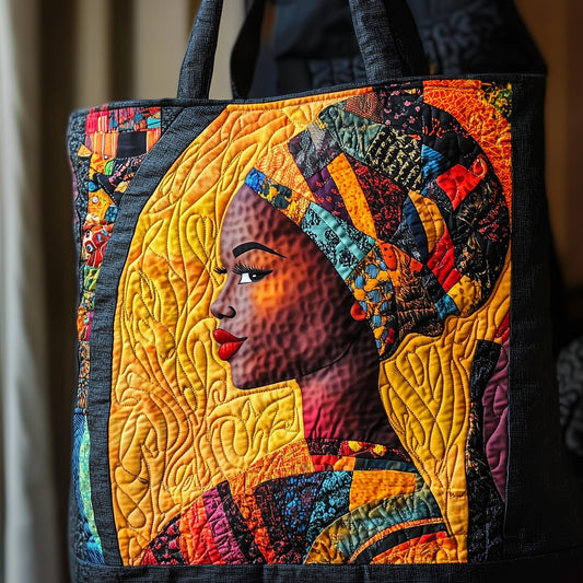 African Woman Portrait Tote Bag