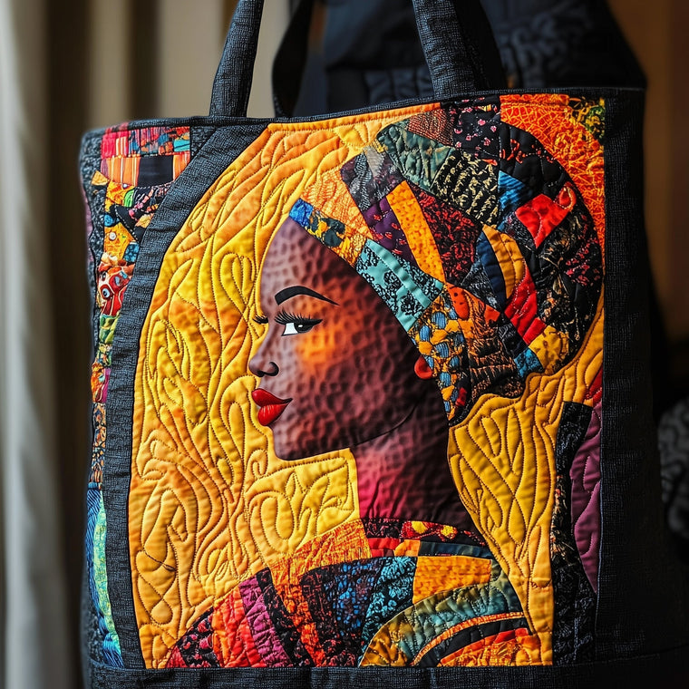 African Woman Portrait Tote Bag