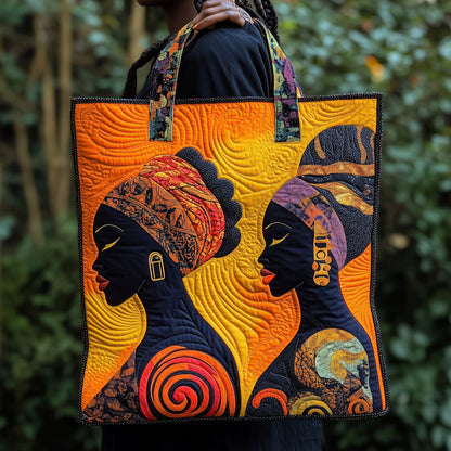 Everyday Melanin Quilted Tote Bag
