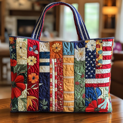 The Patchwork Garden Quilted Tote