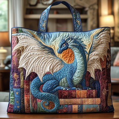 The Storybook Dragon Quilted Tote 4879