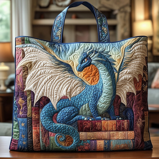 The Storybook Dragon Quilted Tote 4879