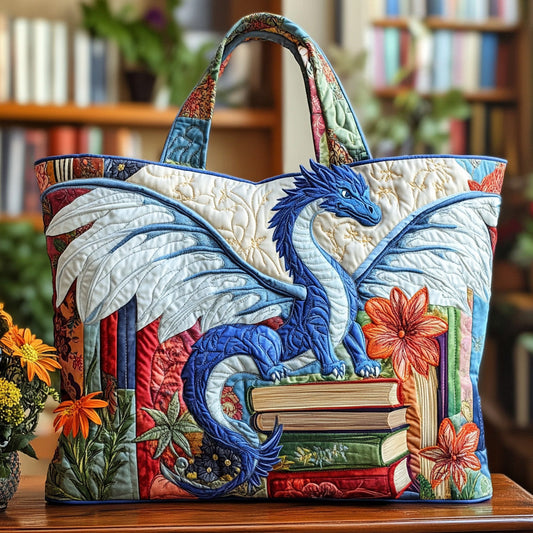 Blue Dragon Books Quilted Tote