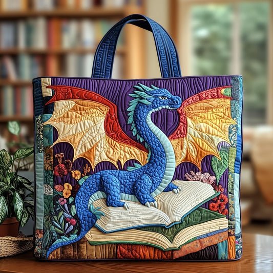 The Dragon Guardian Quilted Tote 4887