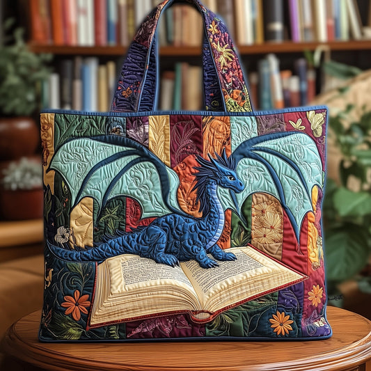 The Dragon Story Quilted Tote 4889