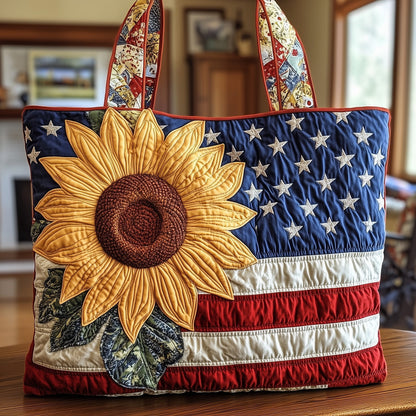 Everyday Patriot Vibe Quilted Tote