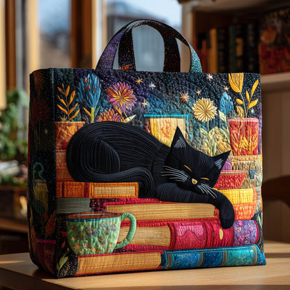 The Cat Eyes Quilted Tote