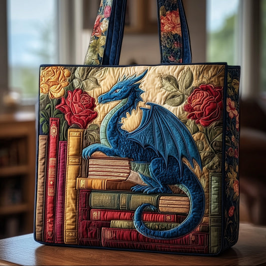 Everyday Dragon Quilted Tote Bag