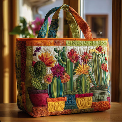 Everyday Blooming Cactus Tote Bag