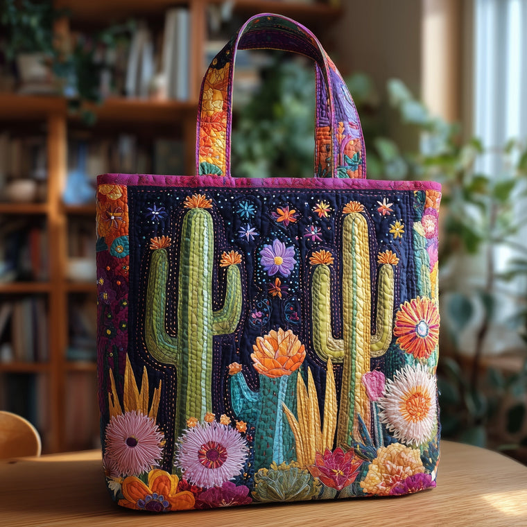 Everyday Cactus Floral Tote Bag