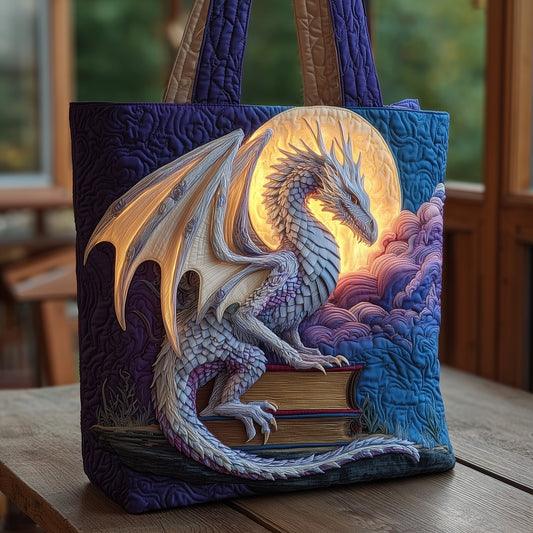 Everyday Dragon Moon Quilted Tote