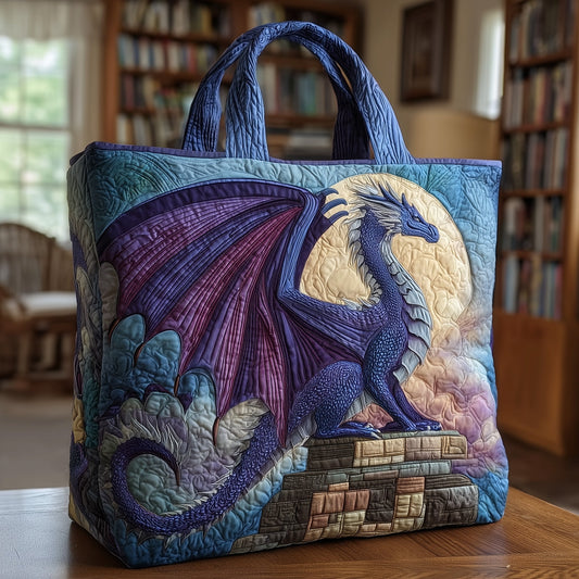 Everyday Twighlight Dragon Quilted Tote