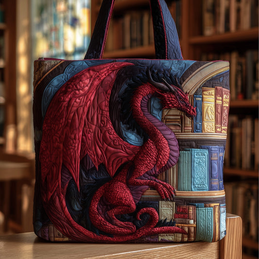 The Dragon Guardian Quilted Tote 5187