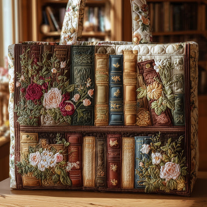 The Book Lover Quilted Tote 5221