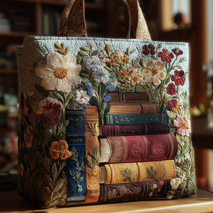 The Book Lover Quilted Tote 5225