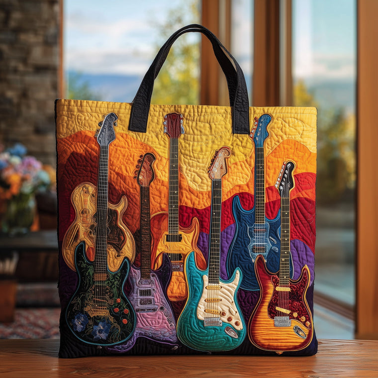Melody Of Colors Quilted Tote