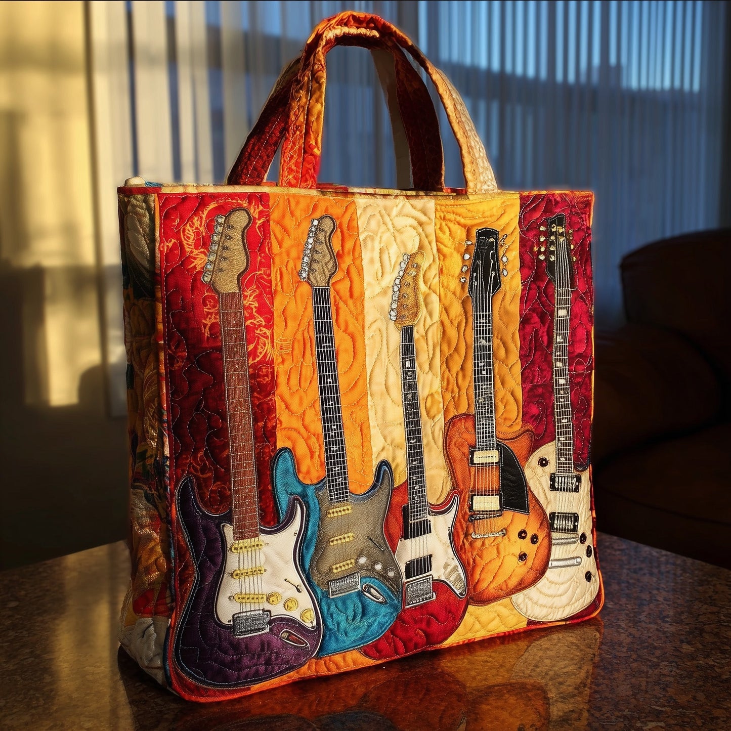 Everyday Guitar Sunshine Tote Bag