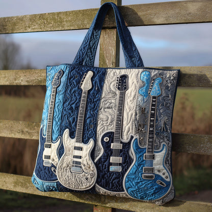 Everyday Elegant Guitar Quilted Tote