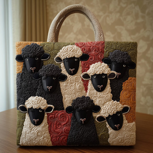 Everyday Colorful Sheep Tote Bag