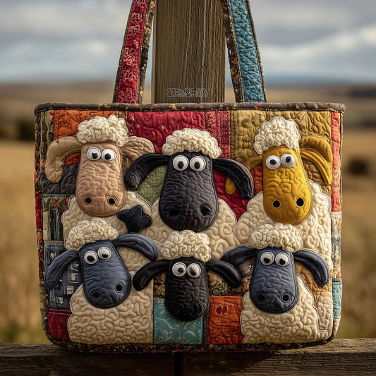 Sheep Farm Animals Tote Bag