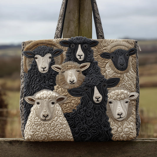 The Rustic Sheep Quilted Tote