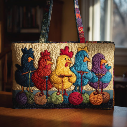 The Knitting Chicken Tote Bag 5280