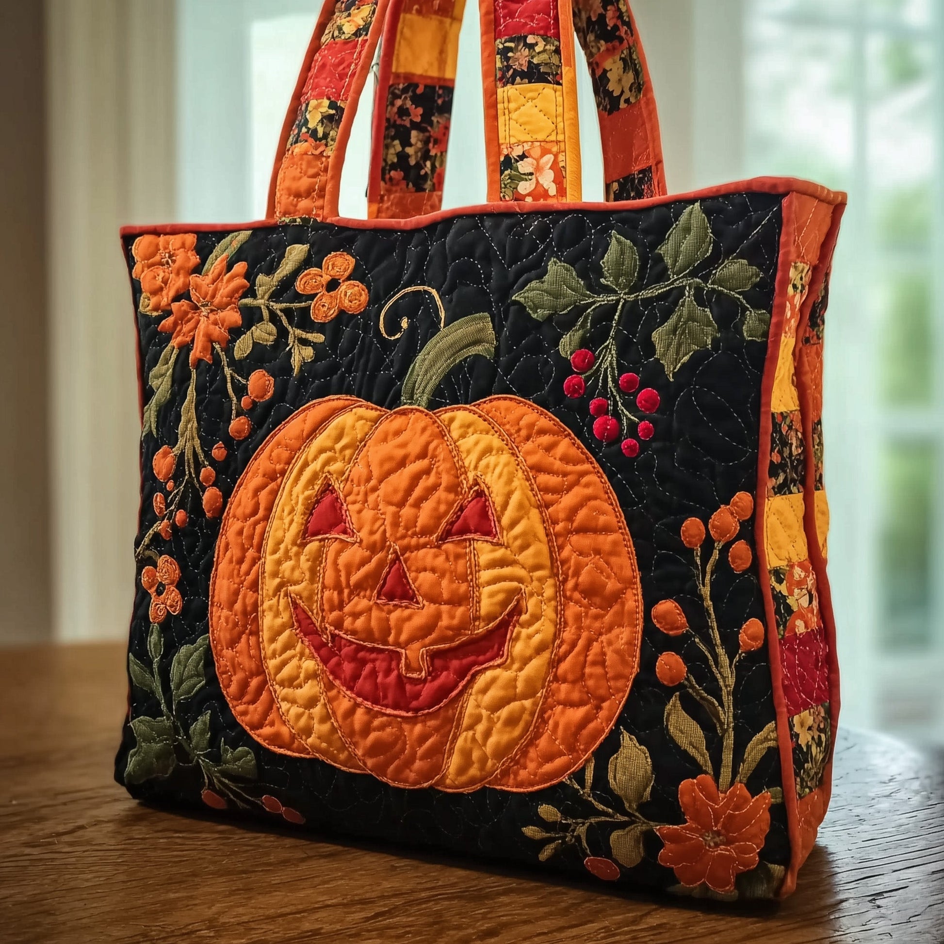 The Cheerful Pumpkin Tote Bag