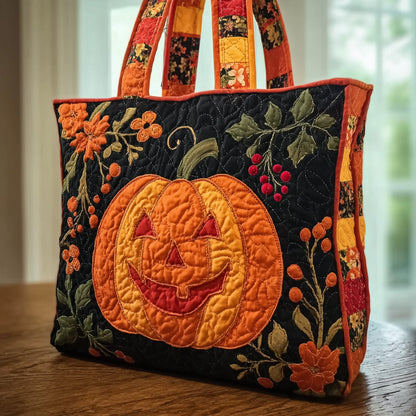 The Cheerful Pumpkin Tote Bag