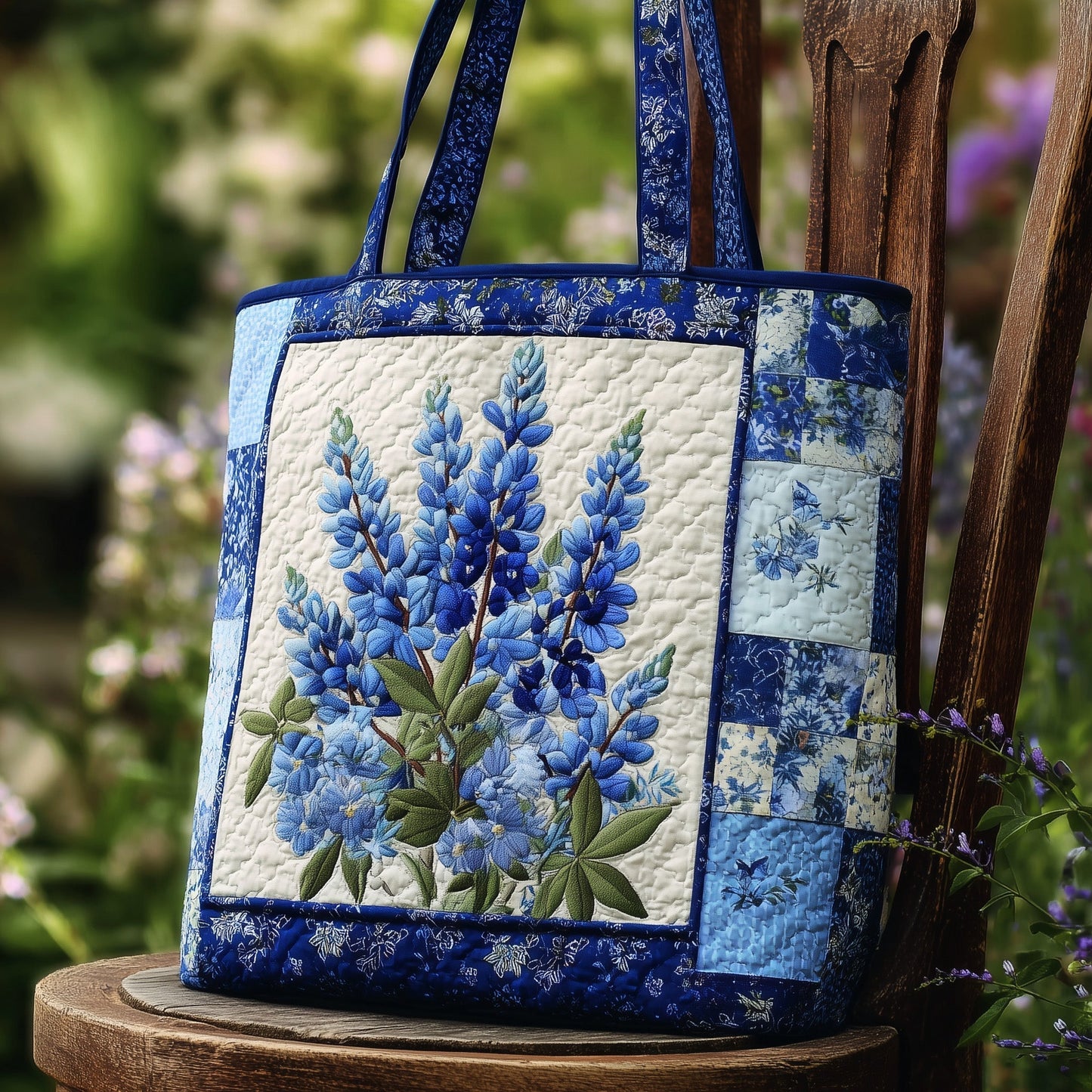Everyday Bluebonnet Flowers Tote Bag
