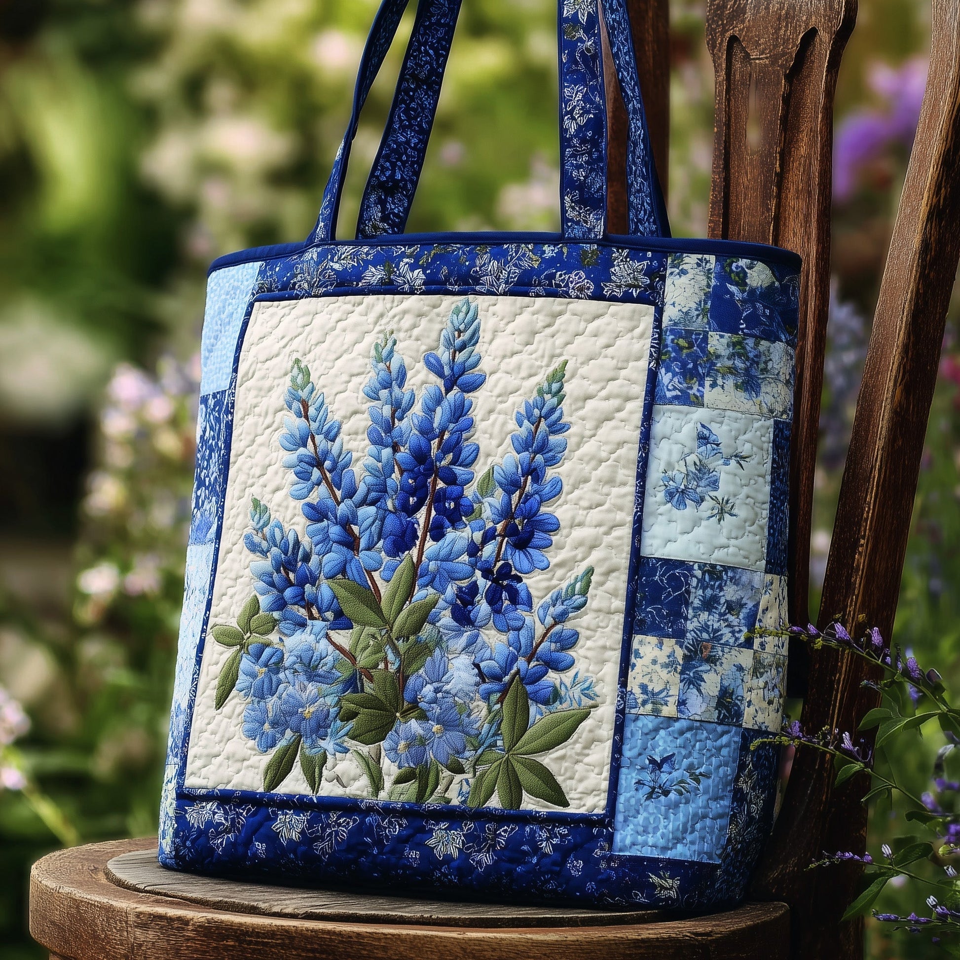 Everyday Bluebonnet Flowers Tote Bag
