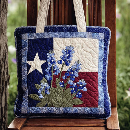 Bluebonnet Floral Texas Tote Bag