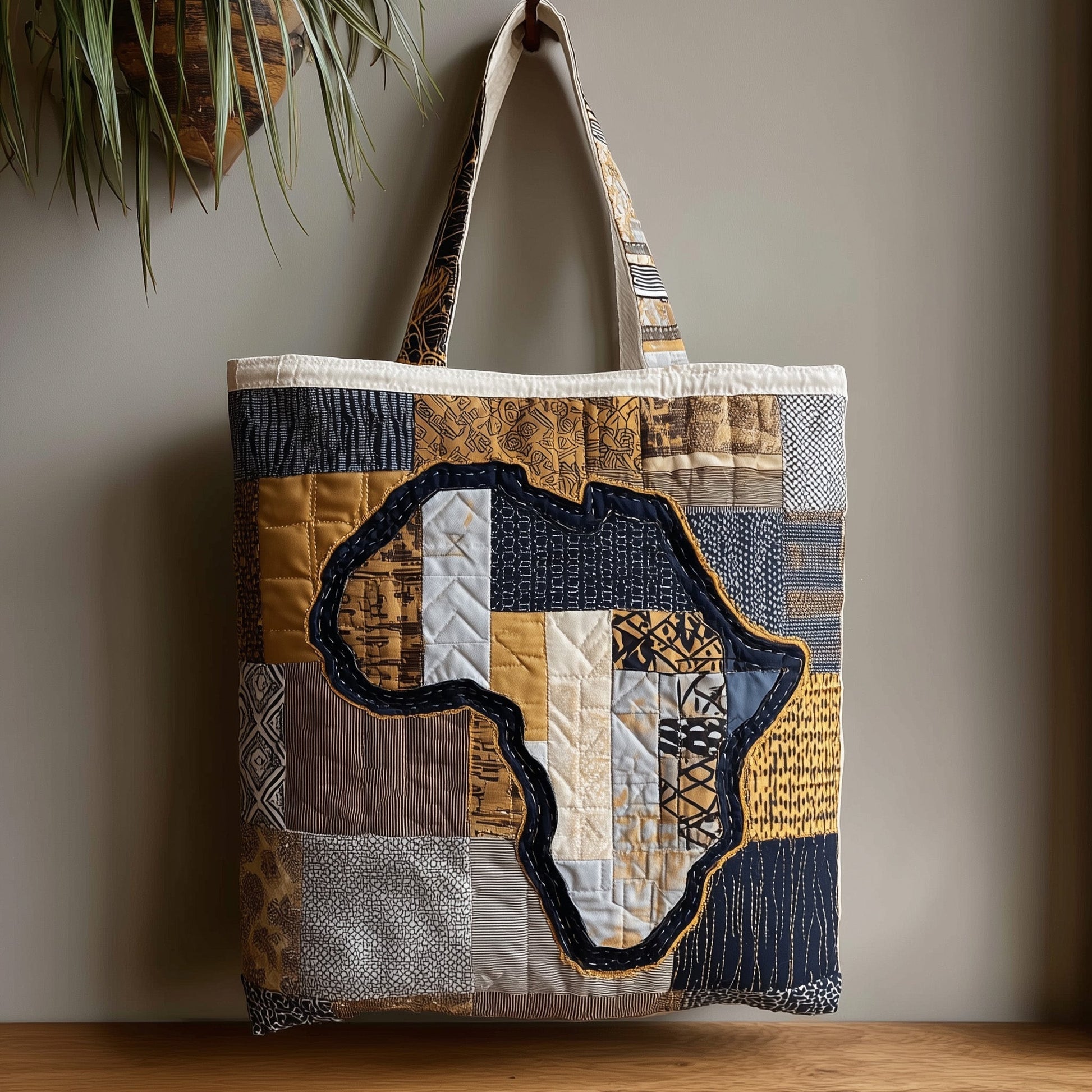 Everyday Africa Patchwork Quilted Tote
