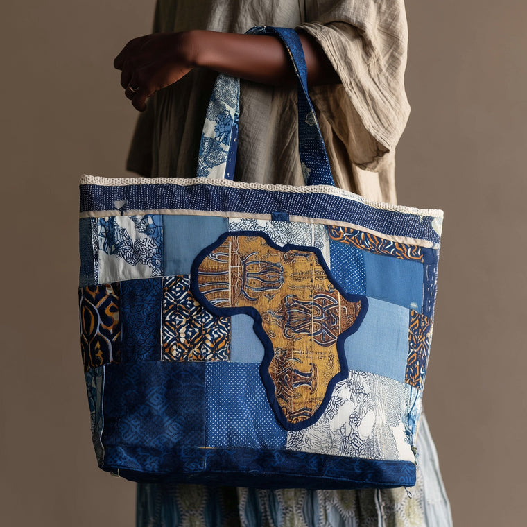 Everyday African Proud Quilted Tote
