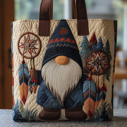 The Woodland Gnome Quilted Tote