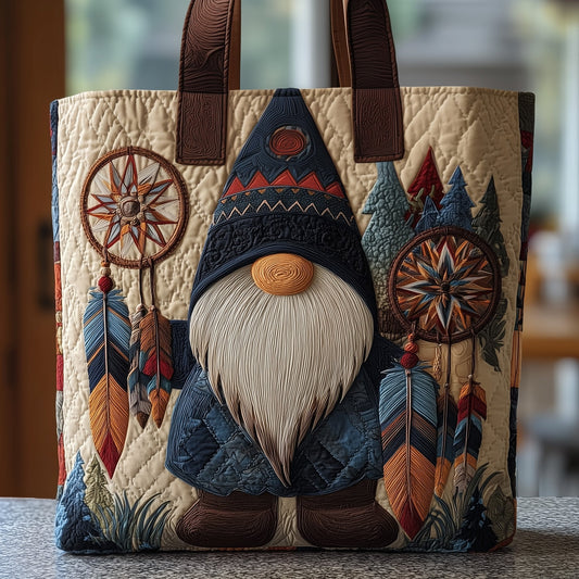 The Woodland Gnome Quilted Tote