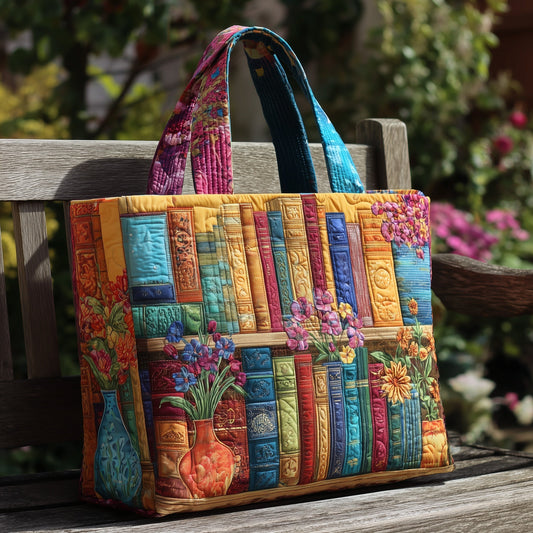 The Sunshine Bookcase Quilted Tote