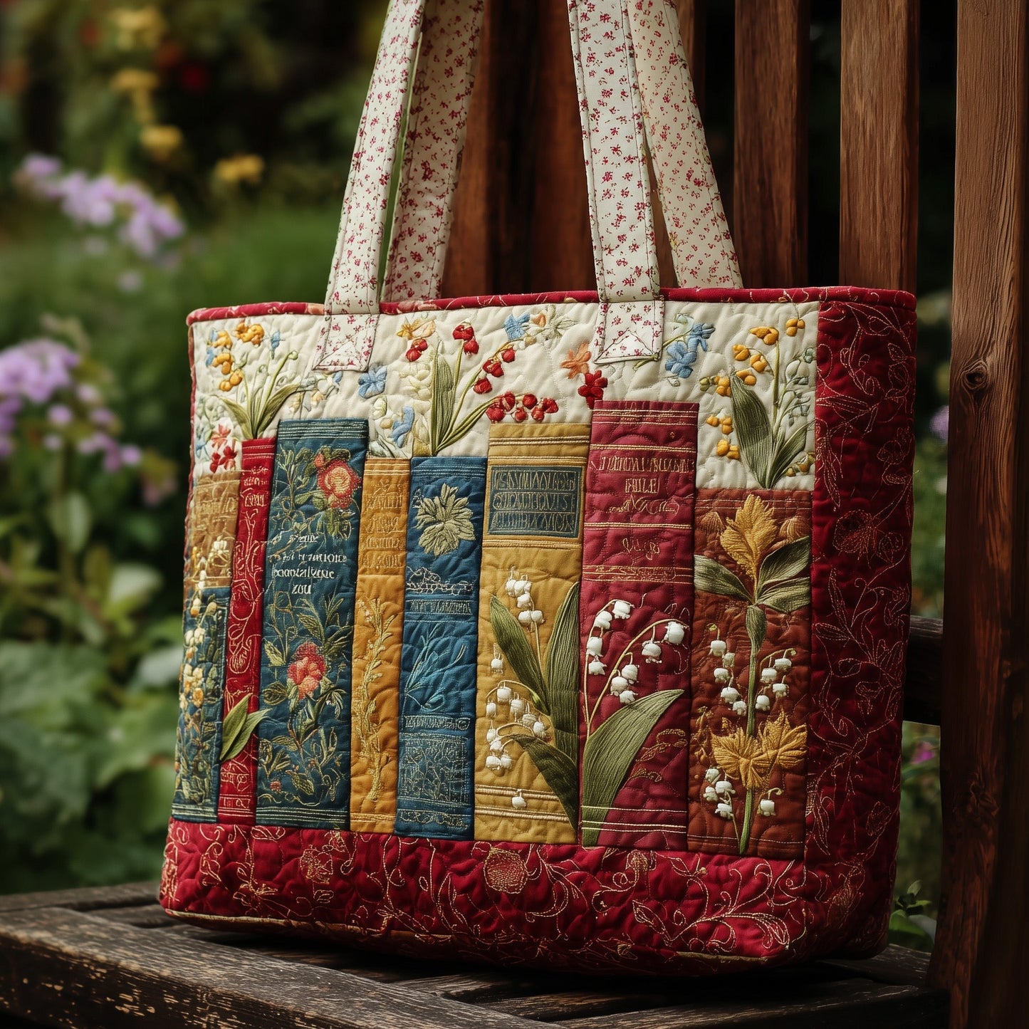 Everyday Vintage Bookworm Tote Bag