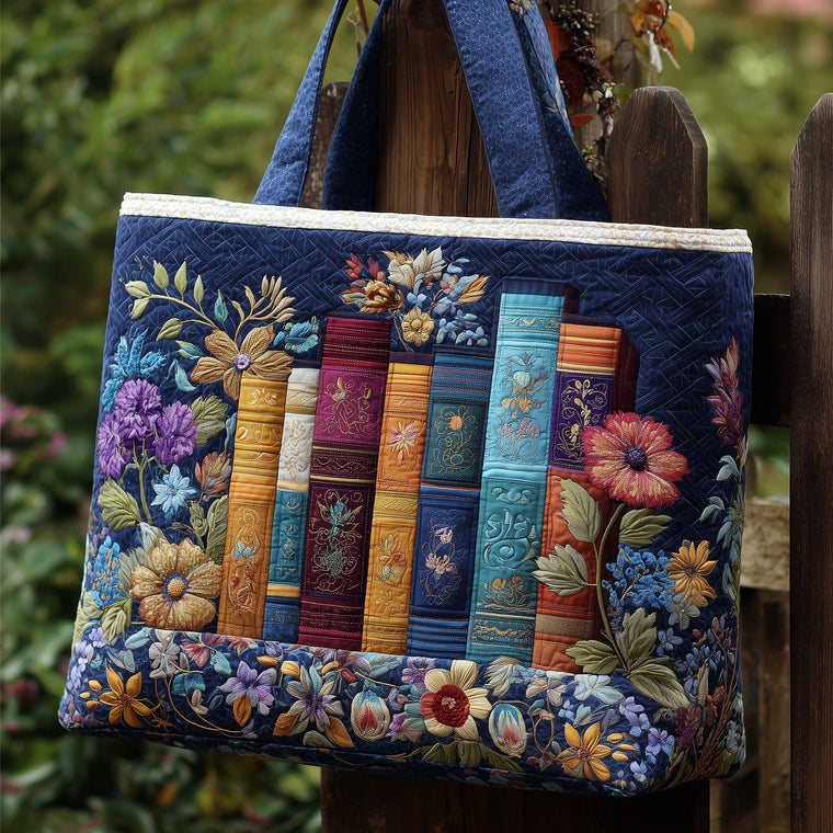 The Book Lover Quilted Tote 5394
