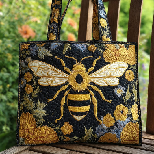 Everyday Bee Floral Quilted Tote
