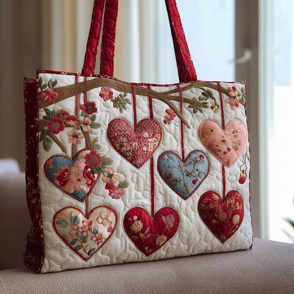 Everyday Hearts Flowers Tote Bag