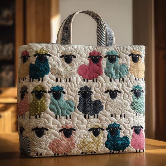 Everyday Colorful Sheep Tote Bag