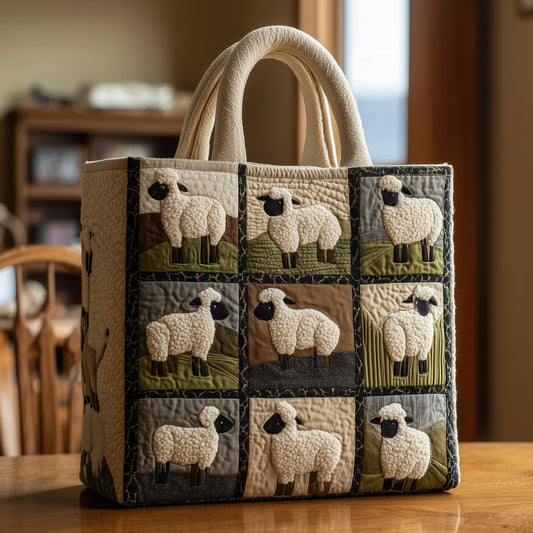 Everyday Sheep Patchwork Tote Bag