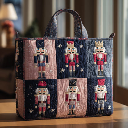 The Joyful Nutcracker Quilted Tote
