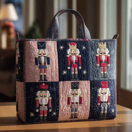 The Joyful Nutcracker Quilted Tote