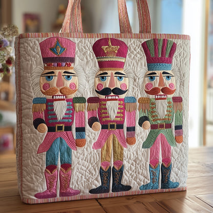 Everyday Pink Nutcracker Quilted Tote