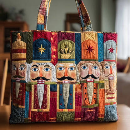 Everyday Nutcracker Faces Quilted Tote