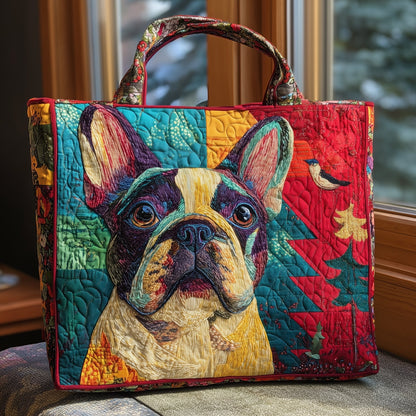 Everyday French Bulldog Quilted Tote